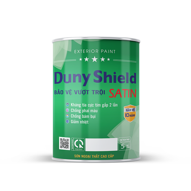 Dunyshield Satin - Sơn ngoại thất cao cấp bảo vệ vượt trội Dunyshield Satin - Sơn ngoại thất cao cấp bảo vệ vượt trội